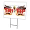 Signmission Tri Tip Yard Sign & Stake outdoor plastic coroplast window, C-1216-DS-Tri Tip C-1216-DS-Tri Tip - alternate 1